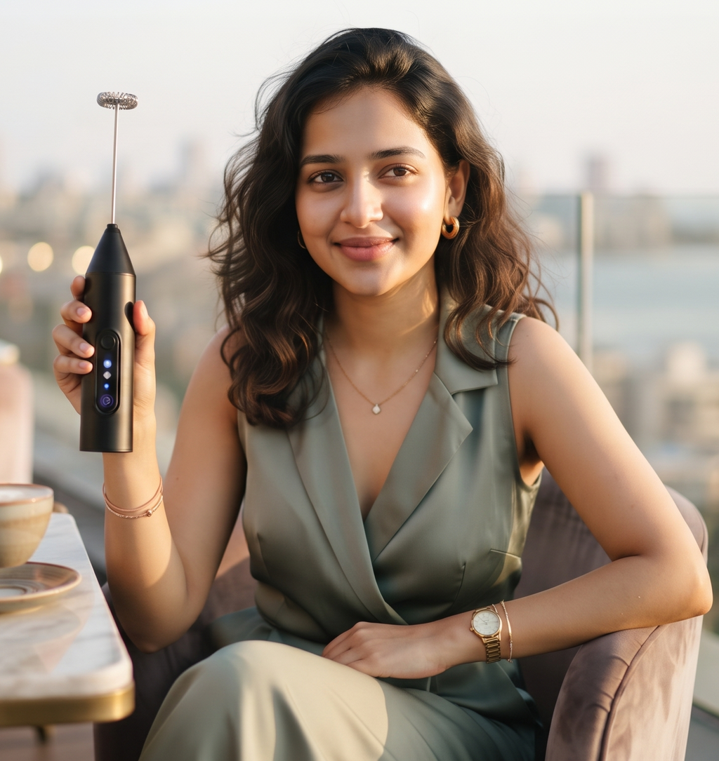 ✨ Battery Operated Coffee Frother