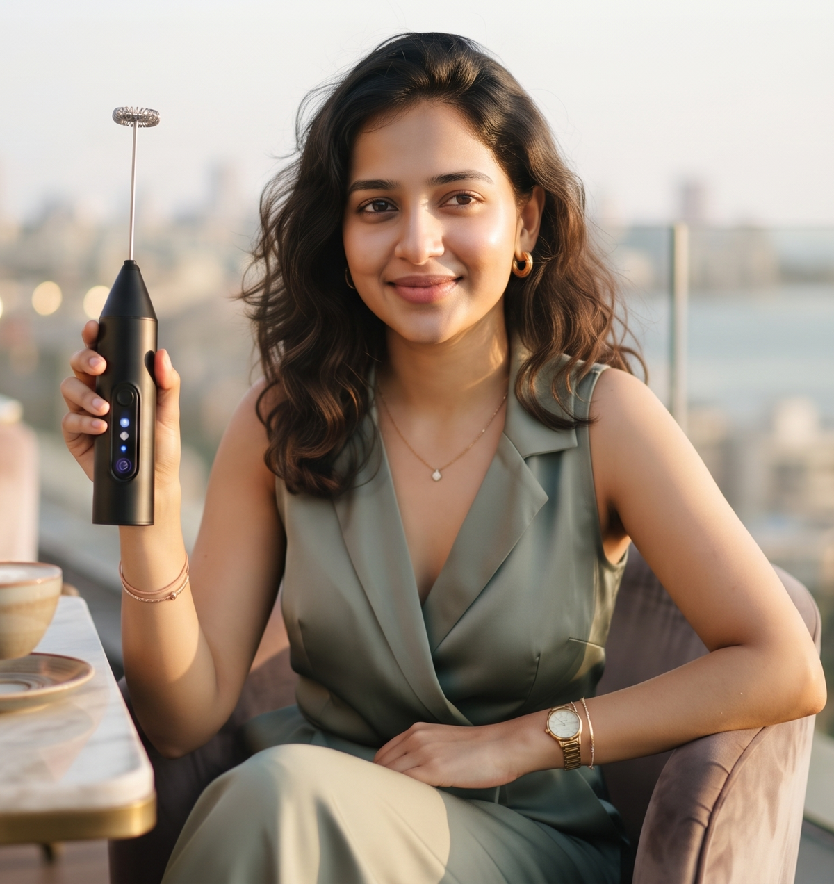 ✨ Battery Operated Coffee Frother