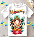 🙏 Ganesh Ji Printed T-Shirt for Kids