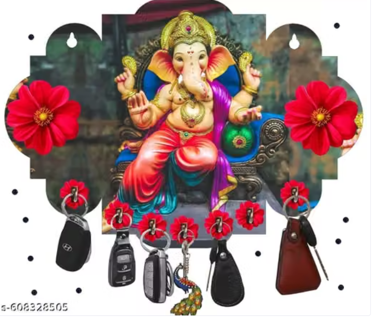 🙏 Ganesha Key Holder for Home & Office