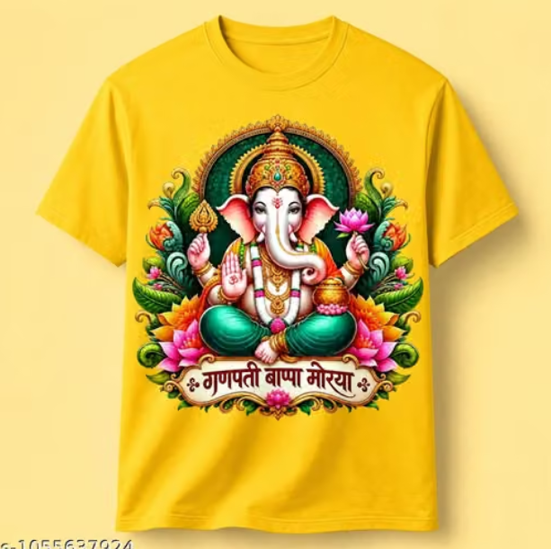 🙏 Ganesh Ji T-Shirt for Boys & Girls