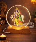 🪔 Radha Krishna Acrylic LED Night Lamp