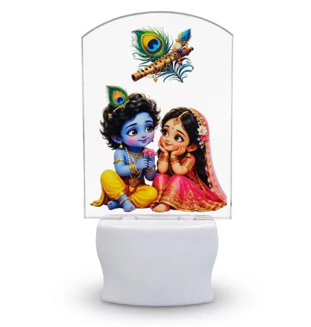 🪔 3D Radha Krishna LED Night Lamp