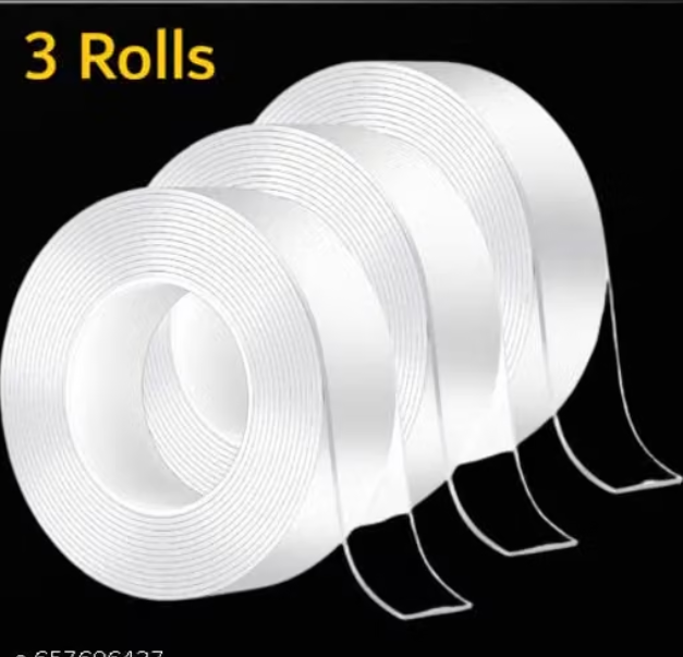 📎 Heavy Duty Double Sided Tape – Pack of 3