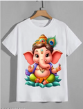 ganash round neck printed t-shirt