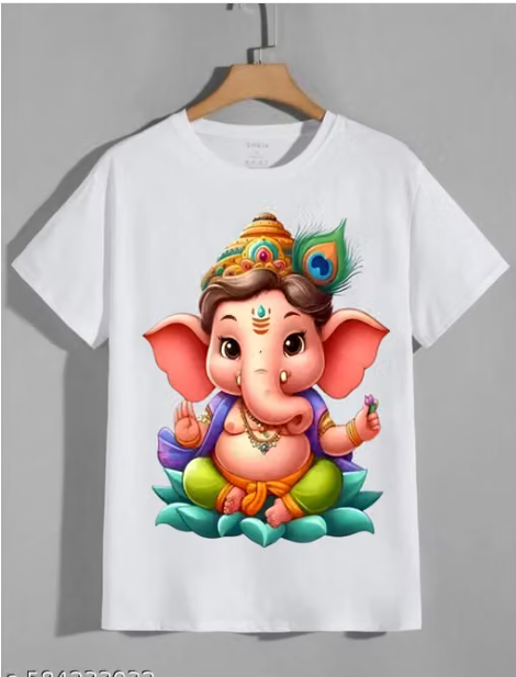 ganash round neck printed t-shirt