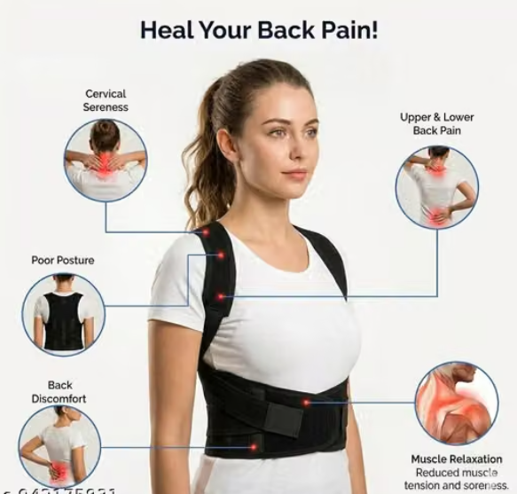🏋️ Posture Corrector Belt for Men & Women