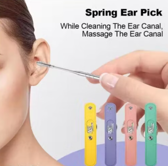 👂 Stainless Steel Ear Cleaning Kit (6-Piece)