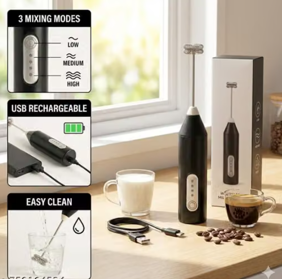 ✨ Battery Operated Coffee Frother
