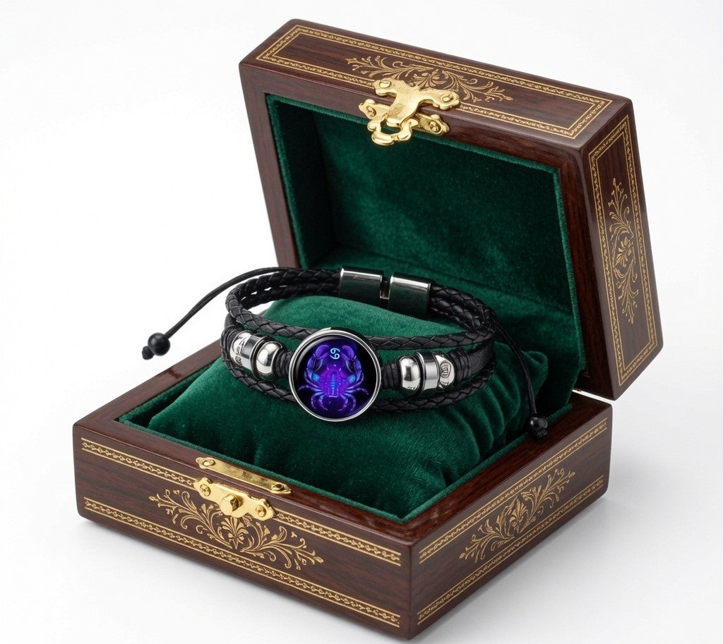 🔥 Premium Zodiac Bracelet – All Signs Available