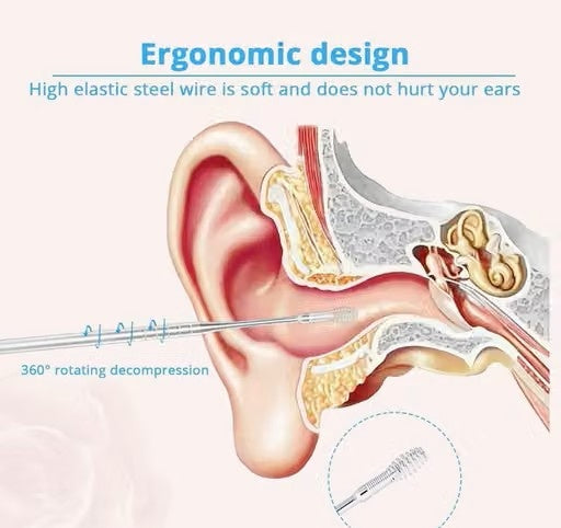 👂 Stainless Steel Ear Cleaning Kit (6-Piece)