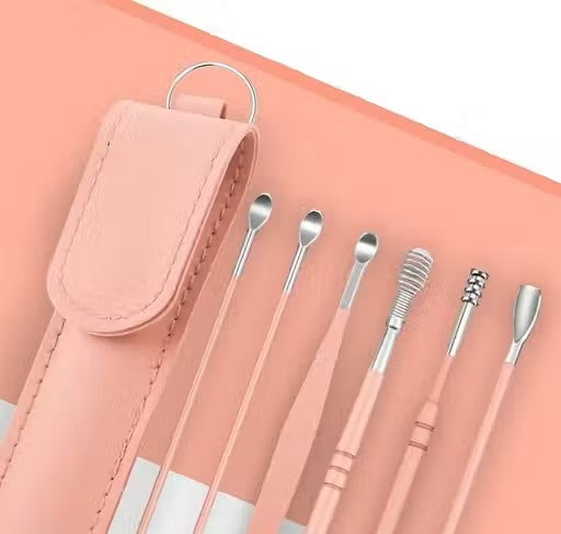 👂 Stainless Steel Ear Cleaning Kit (6-Piece)